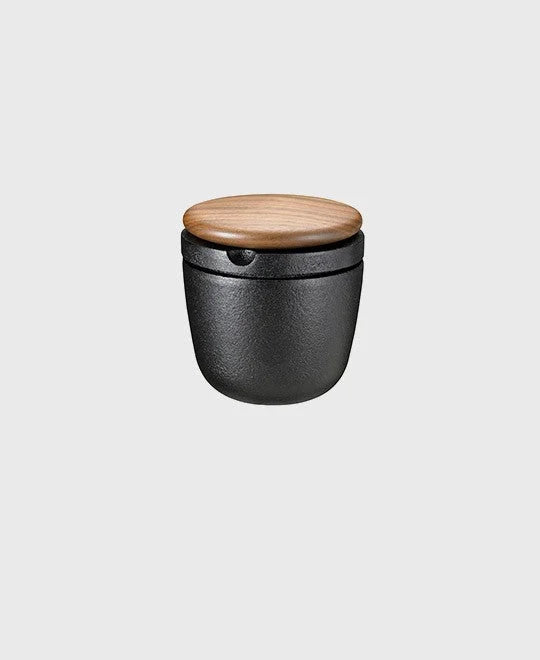 walnut cast iron spice grinder